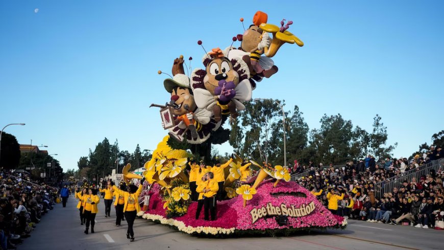 135th Rose Parade boasts floral floats, sunny skies as California tradition kicks off the new year